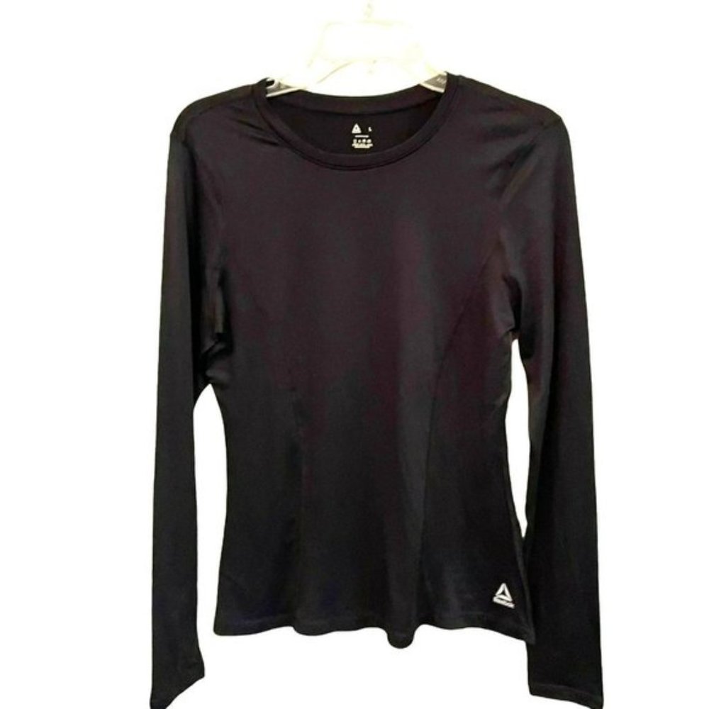 Reebok Black Long Sleeve Undershirt Size Large